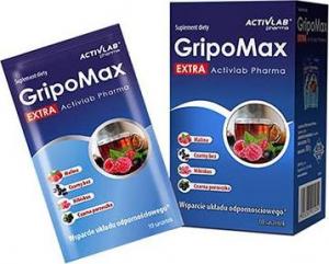Activlab Gripomax Extra, Activlab Pharma, 10 saszetek - Długi termin ważności! 1