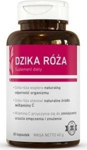 AMC Dzika Róża, 60 kapsułek - Długi termin ważności! 1
