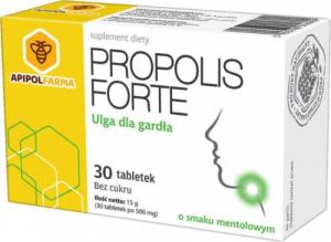 Farmina Propolis Forte o smaku mentolowym, 30 tabletek do ssania - Długi termin ważności! 1