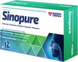 Silesian Pharma Rodzina Zdrowia, Sinopure, 60 tabletek - Długi termin ważności! 1