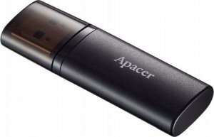 Pendrive Apacer Apacer USB flash disk, USB 3.0 (3.2 Gen 1), 64GB, AH25B, czarny, AP64GAH25BB-1, USB A, z osłoną 2