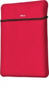 Etui Trust Yvo Reversible + mysz 15.6" Czarno-czerwony 2