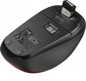 Etui Trust Yvo Reversible + mysz 15.6" Czarno-czerwony 7