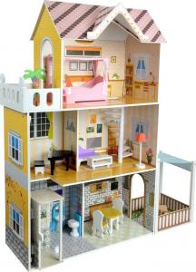 Funfit Drewniany domek dla lalek LED 120cm (2773) 2