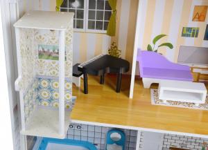 Funfit Drewniany domek dla lalek LED 120cm (2773) 7