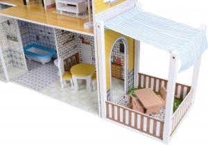 Funfit Drewniany domek dla lalek LED 120cm (2773) 9