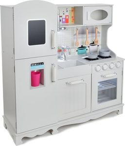 Funfit Drewniana Kuchnia dla dzieci z wyposażeniem +LED 2