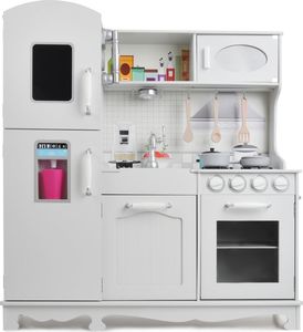 Funfit Drewniana Kuchnia dla dzieci z wyposażeniem +LED 7