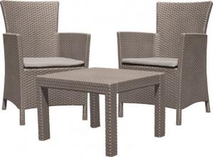 Allibert Meble ogrodowe ROSARIO BALCONY SET - cappuccino 1