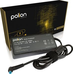 Zasilacz do laptopa Polion 90 W, 1.7 mm, 4.7 A, 19 V (PLNZ020P) 1