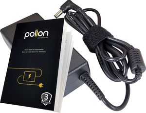 Zasilacz do laptopa Polion 65 W, 1.7 mm, 3.4 A, 19 V (PLNZ021P) 4