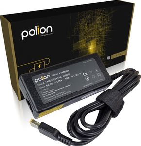 Zasilacz do laptopa Polion 65 W, Slim Tip, 3.2 A, 20 V (PLNZ048P) 1
