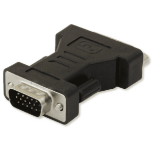 Adapter AV Techly DVI-I - D-Sub (VGA) czarny (304451) 1
