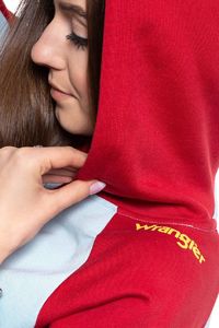 Wrangler WRANGLER RAGLAN SWEAT ANGEL FALLS BLU W6N5IRB07 M 10