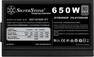Zasilacz SilverStone Strider Platinum 650W (SST-ST65F-PT) 7