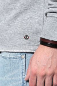 Mustang MUSTANG Ben C Small Logo MID GREY MELANGE 1008540 4140 L 6