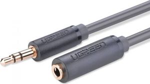 Kabel Ugreen Jack 3.5mm - Jack 3.5mm 1m szary (UGR651GRY) 1