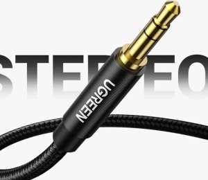 Kabel Ugreen Jack 3.5mm - Jack 3.5mm 1m czarny (UGR648BLK) 12