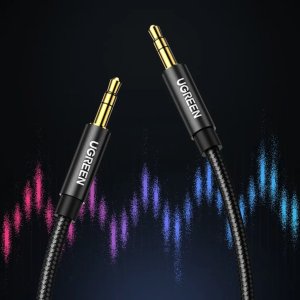Kabel Ugreen Jack 3.5mm - Jack 3.5mm 1m czarny (UGR648BLK) 3
