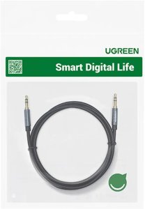 Kabel Ugreen Jack 3.5mm - Jack 3.5mm 1m czarny (UGR648BLK) 8