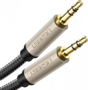 Kabel Ugreen Jack 3.5mm - Jack 3.5mm 1m szary (UGR653GRY) 1