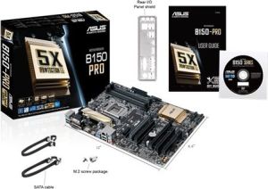 Płyta główna Asus B150-PRO, B150, DDR4, SATA3, USB 3.0, ATX (90MB0PC0-M0EAY0) 4