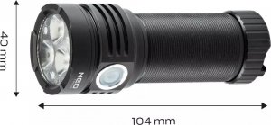 Latarka Neo akumulatorowa na USB, 3300 lm OSRAM P9 LED (99-037) 7