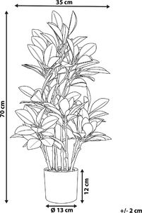 Beliani Sztuczna roślina doniczkowa 70 cm MAGNOLIA 4