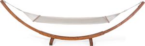 Beliani Hamak ogrodowy drewniany beżowy Treviso 3