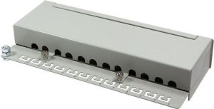 LogiLink Patch panel 12x RJ-45 Cat.6A Szary (NP0019) 2