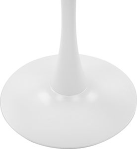 Beliani Stół do jadalni okrągły 90 cm biały BOCA 3