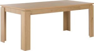 Beliani Stół do jadalni 180 x 90 cm jasne drewno VITON 1