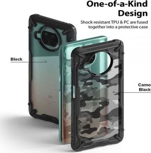 Ringke Ringke Fusion X Etui do Xiaomi Mi 10T Lite Camo Black 2