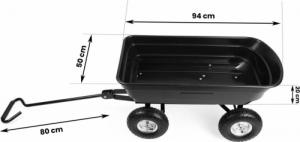 Humberg Wózek ogrodowy wywrotka 75 L 11