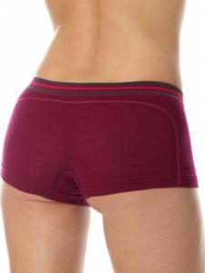 Brubeck BX10860 Bokserki damskie ACTIVE WOOL śliwkowy XL 2