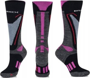 Brubeck BSN002/W Skarpety damskie Snow Force Light szary/różowy M/39-41 11