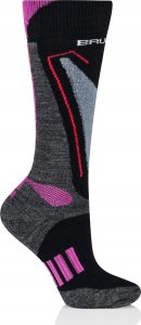 Brubeck BSN002/W Skarpety damskie Snow Force Light szary/różowy M/39-41 2