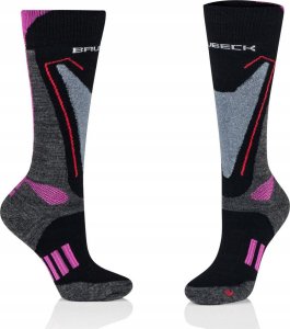 Brubeck BSN002/W Skarpety damskie Snow Force Light szary/różowy M/39-41 4