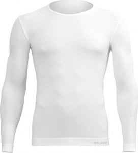 Brubeck LS01120A Koszulka męska z długim rękawem biały L 1