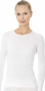 Brubeck LS00900A Koszulka damska z długim rękawem COMFORT COTTON biały XL 1