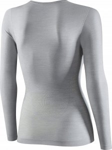 Brubeck LS11610 Koszulka damska z długim rękawem COMFORT WOOL popielaty XL 3