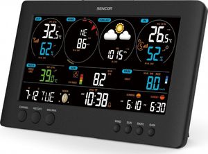 Stacja pogodowa Sencor Sencor Profesjonalna stacja METEO WiFi SWS 12500 wys. LCD 21,4cm Kolor 17