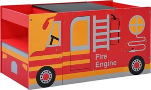 vidaXL 3-częściowy zestaw mebli dla dzieci, wóz strażacki, drewno 1