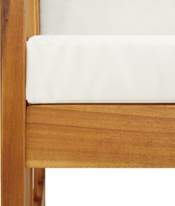 vidaXL 4-cz. zestaw wypoczynkowy do ogrodu, poduszki, drewno akacjowe 8