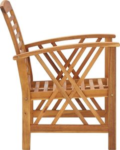 vidaXL 5-częściowy zestaw wypoczynkowy do ogrodu, lite drewno akacjowe 6