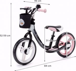 Rowerek biegowy KinderKraft Rowerek biegowy Space 2021 Peach Coral 3