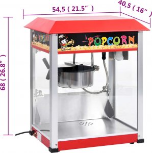 Maszynka do popcornu vidaXL z teflonowym pojemnikiem 51058 10