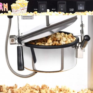 Maszynka do popcornu vidaXL z teflonowym pojemnikiem 51058 5