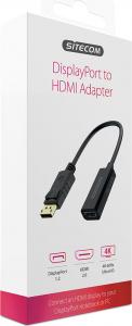 Adapter AV Sitecom DisplayPort - HDMI czarny (001924100000) 4