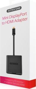 Adapter AV Sitecom DisplayPort Mini - HDMI czarny (001575230000) 4